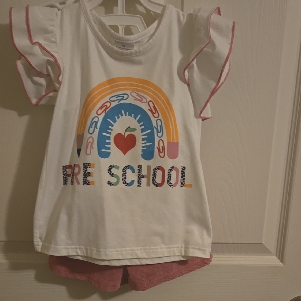 Girls Preschool Rainbow Set